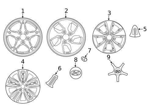 Wheels for 2019 Hyundai Ioniq #0