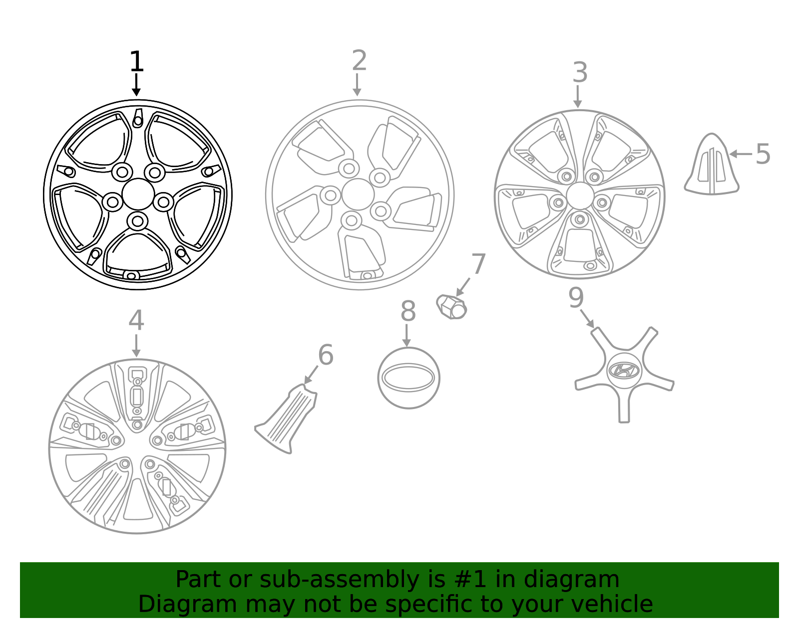 52910-G2000 - Hyundai Wheel Performance Auto Parts