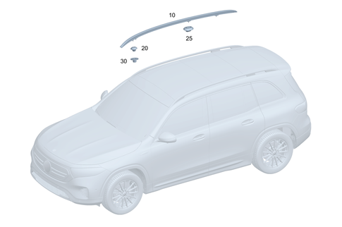 Roof Railing for 2026 Mercedes-Benz GLB35 AMG #0