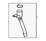 853010E030 - Body: Filler Neck for Toyota: Highlander Image