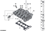 11121019167 - Engine: Cylinder Head with Valve Gear for BMW Image