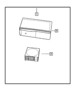 82207276 - Mopar Accessories - Component Parts: Cd Changer - 6 Disc Player Kit for Jeep: Liberty Image