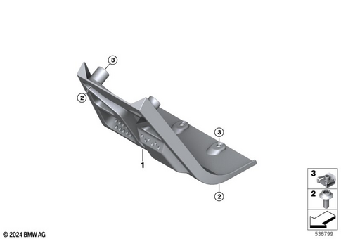 Motorcycle Trim Section, Windshield for 2024 BMW-Motorrad CE #31