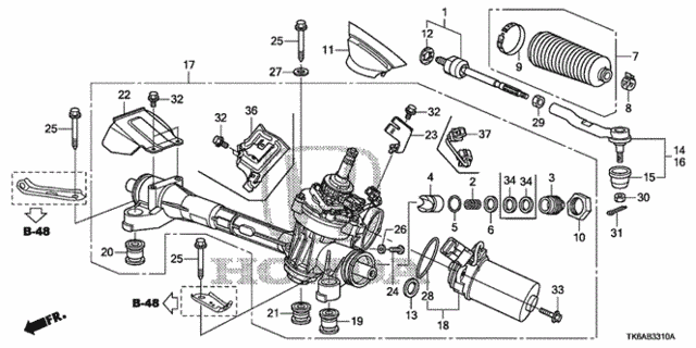 P.S. Gear Box for 2013 Honda Fit #0