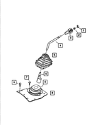 52104166AB - Manual Transmission 5 Speed: Gearshift Lever for Mopar Image