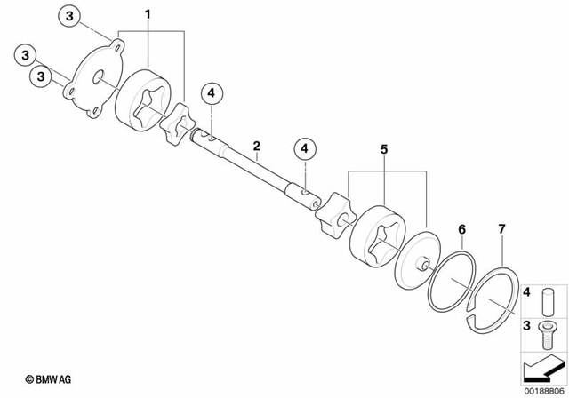 11417715461 - Engine: Set, Oil Pressure Pump -  for BMW-Motorrad Image