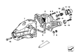 33112227317 - Rear Axle: Transmiss. Cover without Rubber Mounting for BMW Image