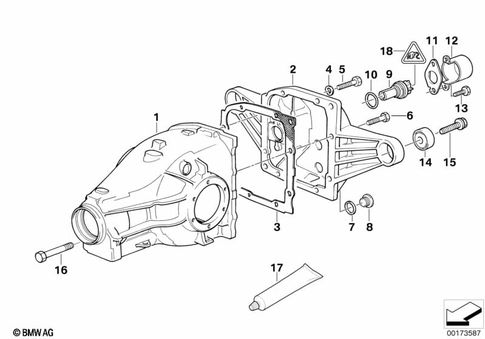 Rear-Axle-Drive Parts for 1996 BMW 325is #0