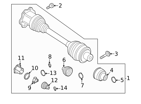 Front Axle for 2024 Porsche Cayenne #0