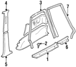 30012395 - Body: Front Sill Plate for Chevrolet: Tracker Image