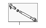 1J0422804A - Steering: Tie Rod Assembly for Volkswagen: Beetle Image