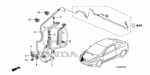 76809SNEA01 - Electrical/Exhaust/Heater/Fuel: GROMMET, WASHER for Honda Image