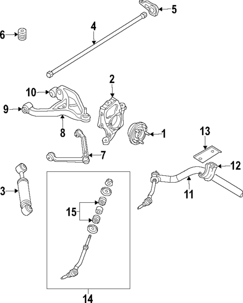 Upper Control Arm for 2005 Dodge Durango #0