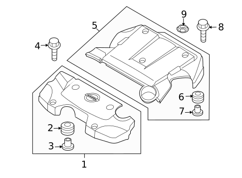 Engine Appearance Cover for 2015 Nissan 370Z #0
