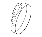 99951254200 - : Air Box Clamp for Porsche: 911, Boxster, Cayman Image