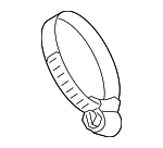 99951262900 - Engine: Air Box Clamp for Porsche: 911, Boxster, Cayman, Panamera Image