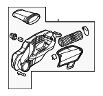 98711002130 - : 2009-2012 Porsche - Air Cleaner Assembly for Porsche: Boxster, Cayman Image