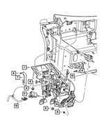 5290890AA - Fuel: Brake, Clutch, And Accelerator Pedal for Mopar Image