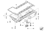 11137840540 - Engine: Oil Pan for BMW Image