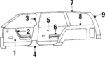 20667705 - Body: Sill Plate for Buick: Skyhawk | Cadillac: Cimarron | Chevrolet: Cavalier | Oldsmobile: Firenza | Pontiac: J2000 Sunbird, Sunbird Image