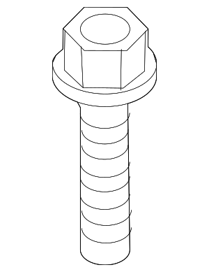 1128106166B - : Radiator Assembly Bolt for Kia: Carnival, EV9, Forte5, K5, Stinger Image