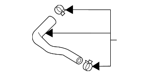 25450L1200 - : Water Hose for Kia: K5 Image