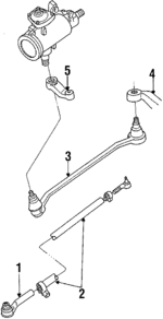 4384168 - Steering: Tie Rod End for Dodge: D100, D150, D250, D350, Ramcharger, W100, W150, W250, W350 Image