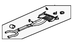 86825340 - : Muffler &amp; Pipe Assembly for Cadillac: CT5 Image