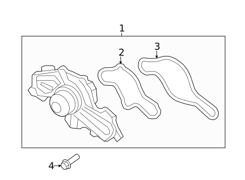 Water Pump & Related Components for 2012 Ford Edge #0