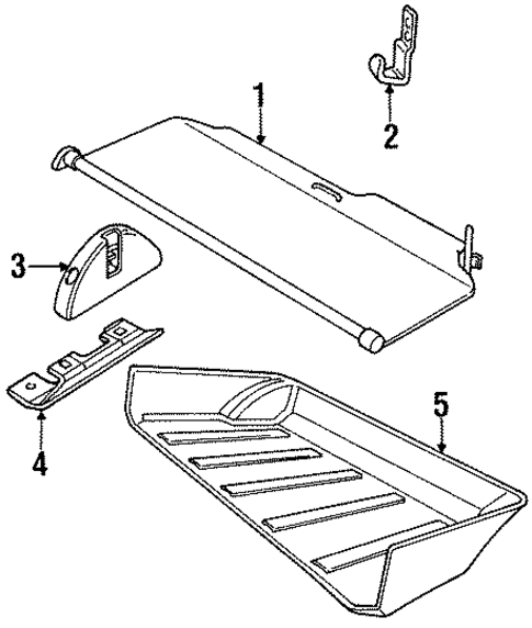 Interior Trim - Rear Body for 1994 Land Rover Discovery #2