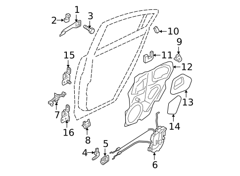 Rear Door for 2004 Mazda 3 #3