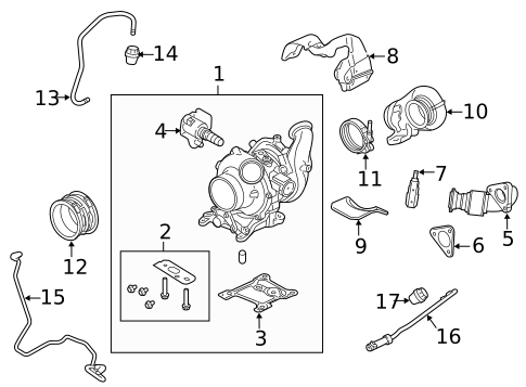 Turbocharger & Components for 2011 Ford F-450 Super Duty #0