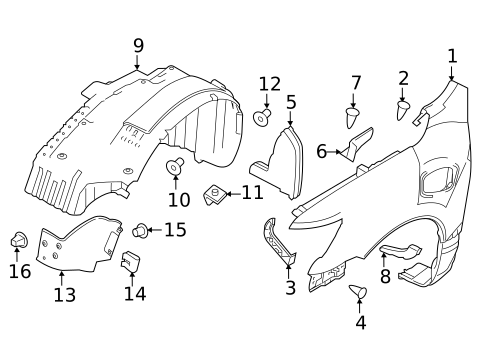 Fender & Components for 2020 Nissan TITAN XD #0
