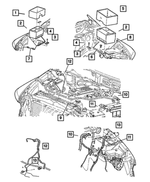 68004564AE - : Battery Positive Wiring, Right for Mopar Image