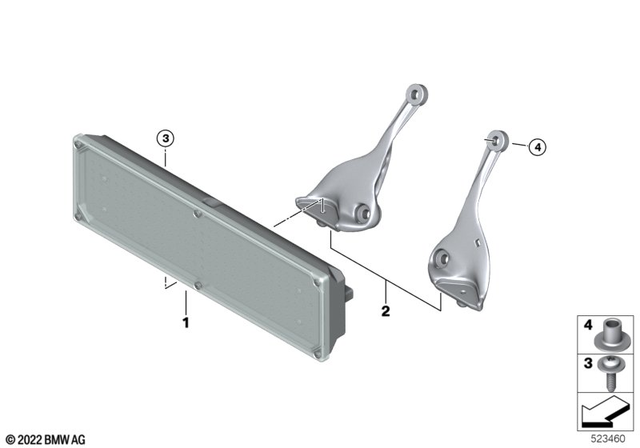 7149115641 - Lights: Screw - 4X14 for BMW-Motorrad Image