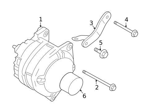 Alternator for 2016 INFINITI QX50 #0