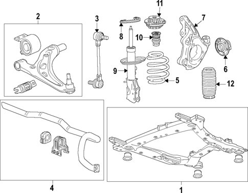 Suspension Components for 2024 Chevrolet Traverse #0