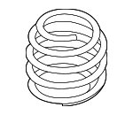 1K0411105AJ - Suspension: Spring for Volkswagen Image