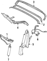 12360565 - Body: Bow for Chevrolet: Cavalier | Pontiac: J2000 Sunbird, Sunbird Image