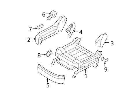 Tracks & Components for 2009 Hyundai Santa Fe #3