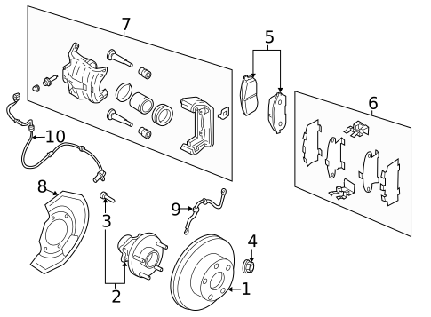 Front Brakes for 2007 Nissan Quest #0