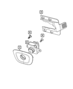 4672761AC - Electrical: Rear View Camera for Mopar Image image