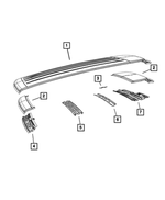 68246261AA - Body Sheet Metal Except Doors: Windshield Header for Mopar Image