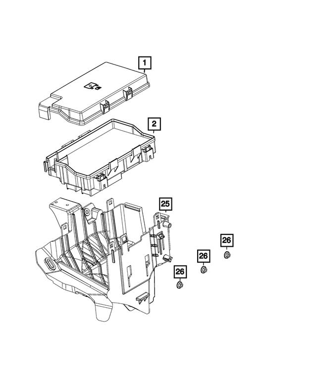 68500274AA - Electrical: Power Distribution Center for Mopar Image image