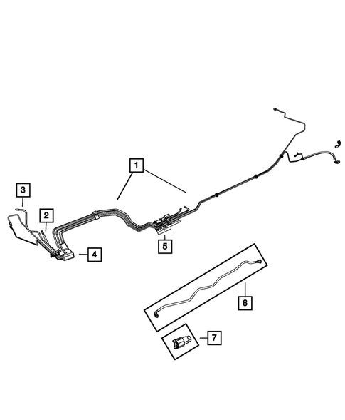 Fuel Lines for 2009 Jeep Liberty #0