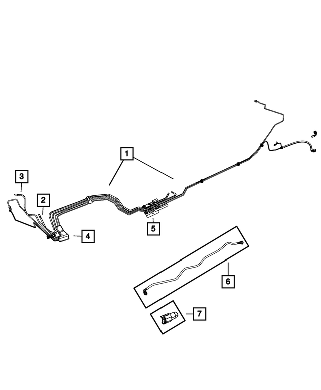 52129490AB - Fuel: Fuel Tube for Mopar Image