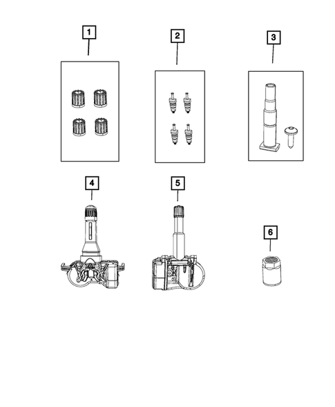 Tire Monitoring System for 2022 Dodge Durango #0