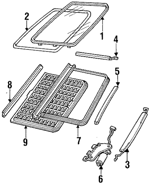 Sunroof for 1992 Ford Taurus #0