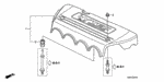 17212P8AA00 - Engine: RUBBER, IN. MANIFOLD COVER MOUNTING for Honda Image