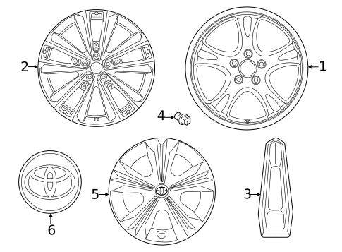 Wheels for 2023 Toyota bZ4X #0